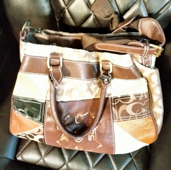 Coach multi-path pattern style purse - Picture 3 of 5